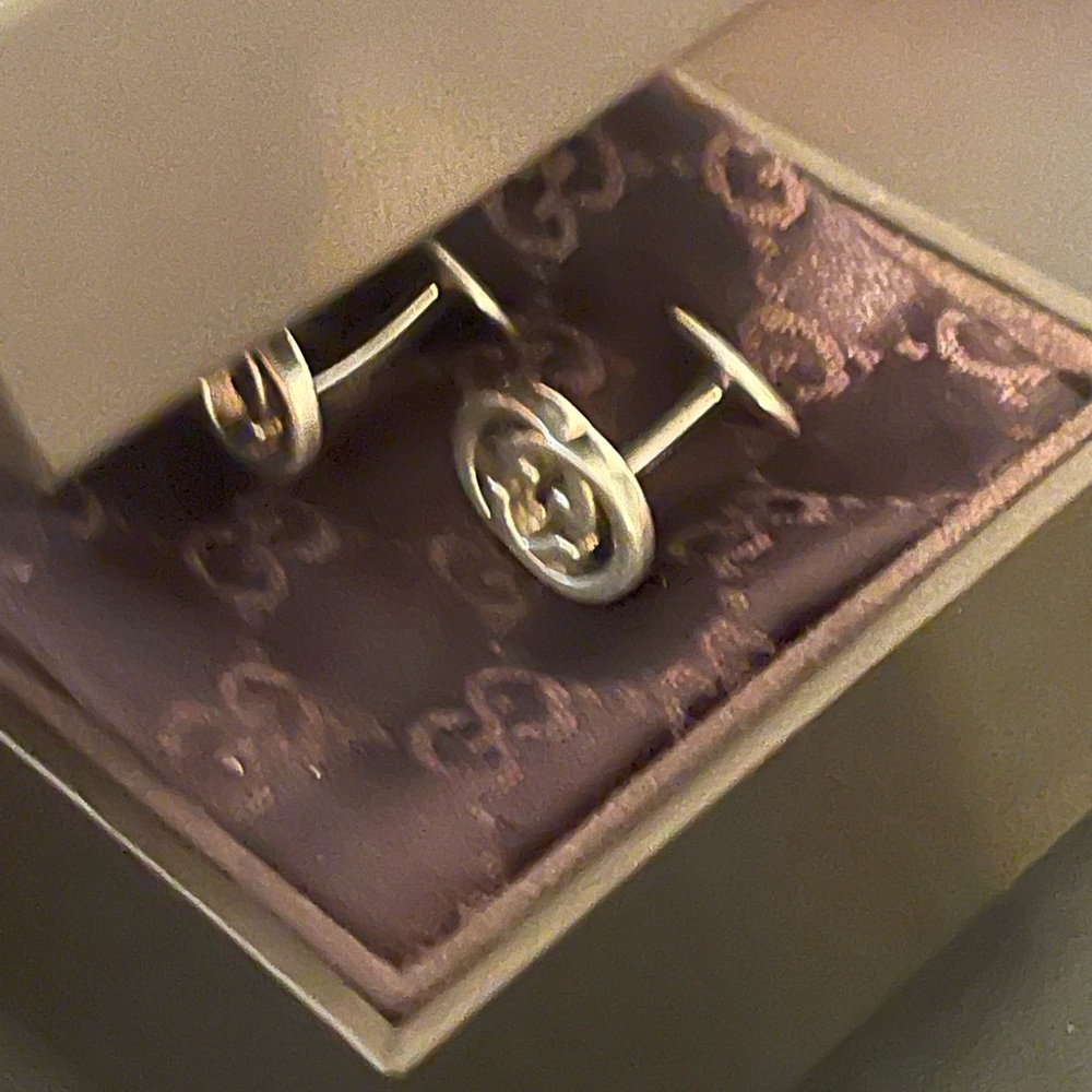 Gg Interlocking Gucci Cufflinks - image 3